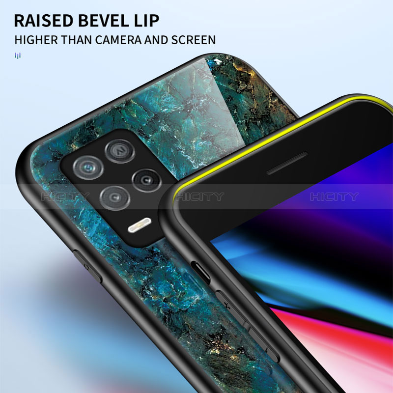 Custodia Silicone Gel Laterale Fantasia Modello Specchio Cover per Realme 8s 5G