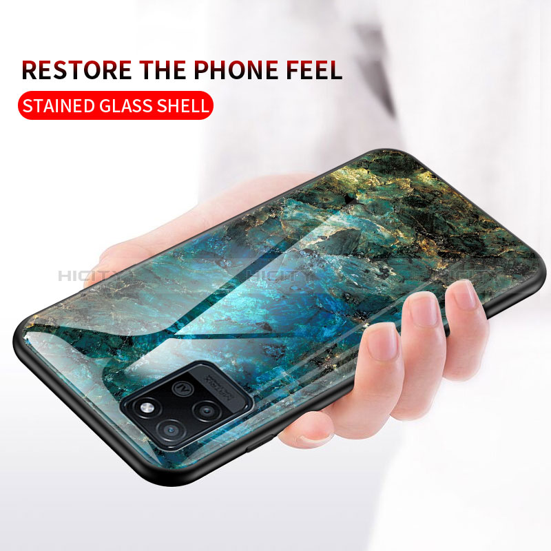 Custodia Silicone Gel Laterale Fantasia Modello Specchio Cover per Realme V11 5G