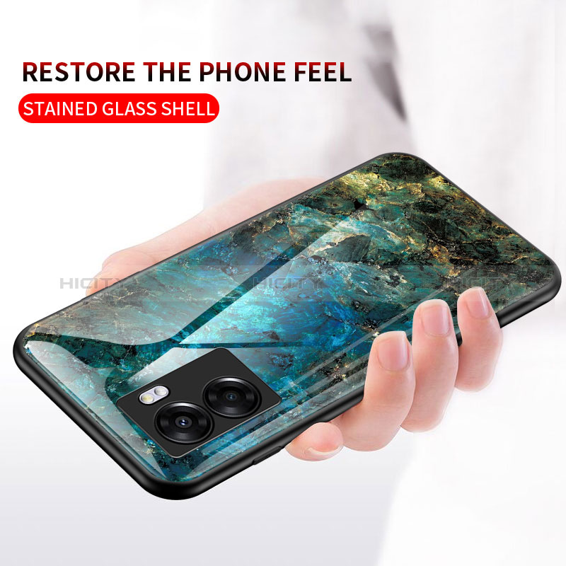 Custodia Silicone Gel Laterale Fantasia Modello Specchio Cover per Realme V23i 5G