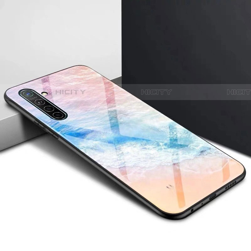 Custodia Silicone Gel Laterale Fantasia Modello Specchio Cover per Realme XT