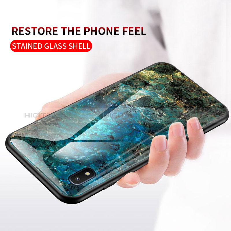 Custodia Silicone Gel Laterale Fantasia Modello Specchio Cover per Samsung Galaxy A10e