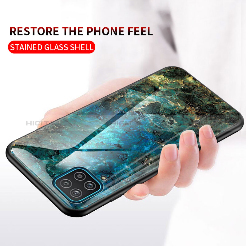 Custodia Silicone Gel Laterale Fantasia Modello Specchio Cover per Samsung Galaxy A12 5G