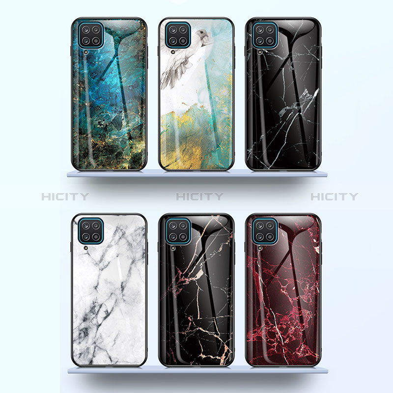 Custodia Silicone Gel Laterale Fantasia Modello Specchio Cover per Samsung Galaxy A12 Nacho