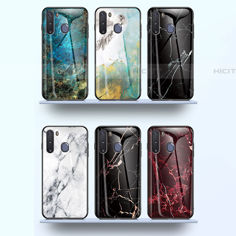 Custodia Silicone Gel Laterale Fantasia Modello Specchio Cover per Samsung Galaxy A21 European