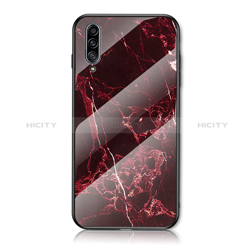 Custodia Silicone Gel Laterale Fantasia Modello Specchio Cover per Samsung Galaxy A50