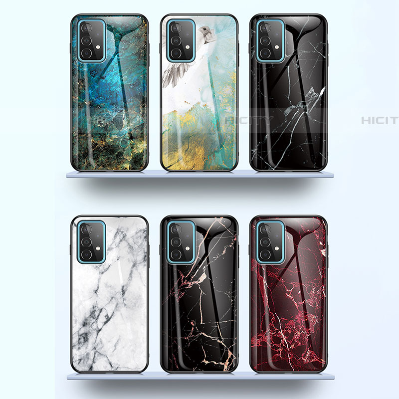 Custodia Silicone Gel Laterale Fantasia Modello Specchio Cover per Samsung Galaxy A52 4G