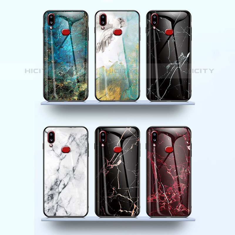 Custodia Silicone Gel Laterale Fantasia Modello Specchio Cover per Samsung Galaxy M01s