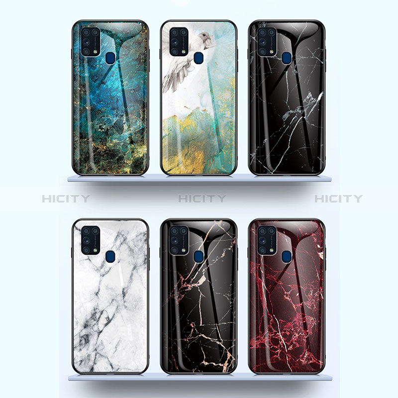 Custodia Silicone Gel Laterale Fantasia Modello Specchio Cover per Samsung Galaxy M21s