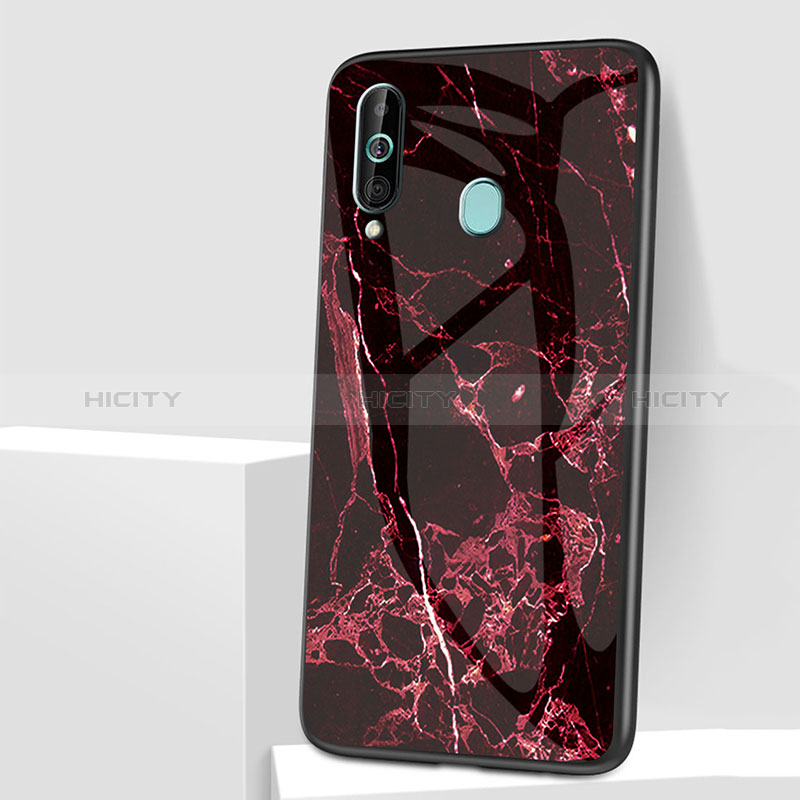 Custodia Silicone Gel Laterale Fantasia Modello Specchio Cover per Samsung Galaxy M40