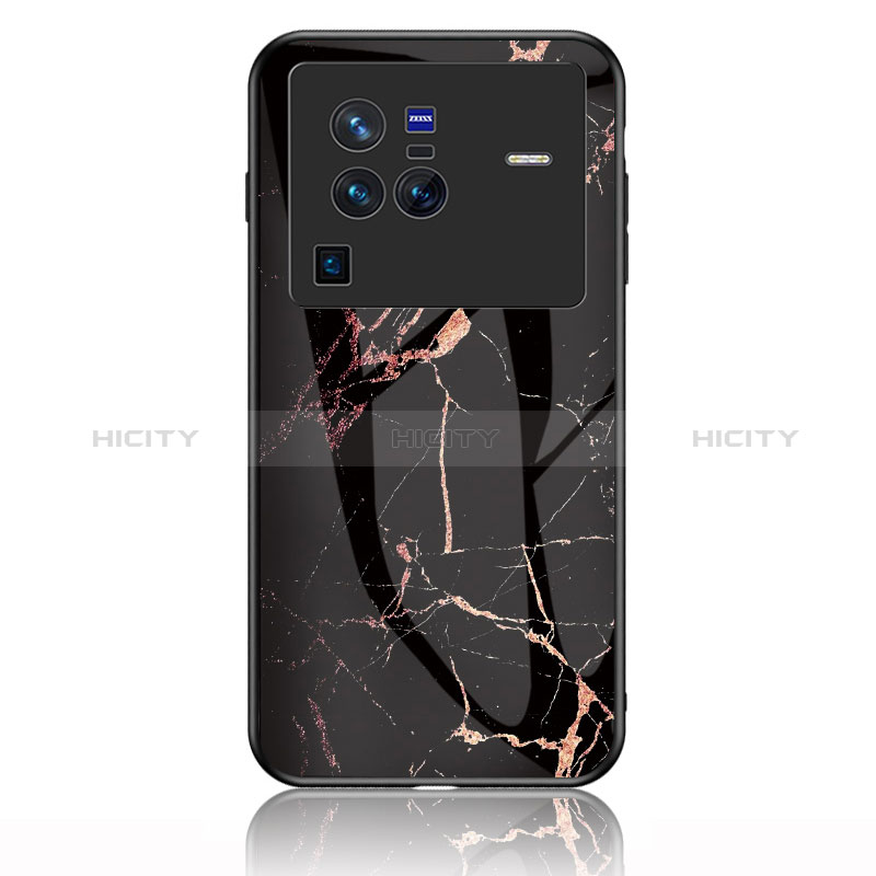 Custodia Silicone Gel Laterale Fantasia Modello Specchio Cover per Vivo X80 Pro 5G