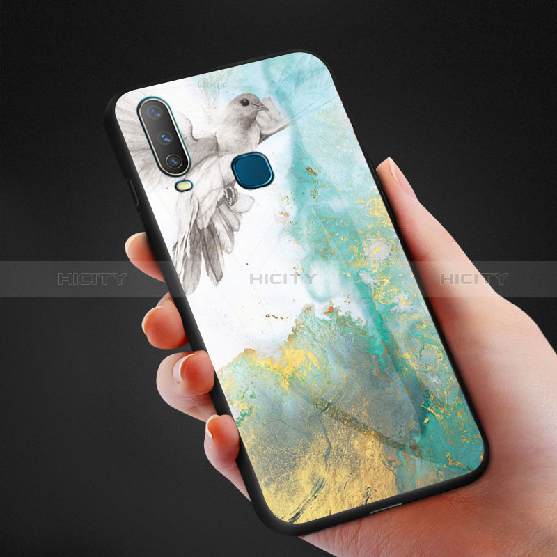 Custodia Silicone Gel Laterale Fantasia Modello Specchio Cover per Vivo Y3s