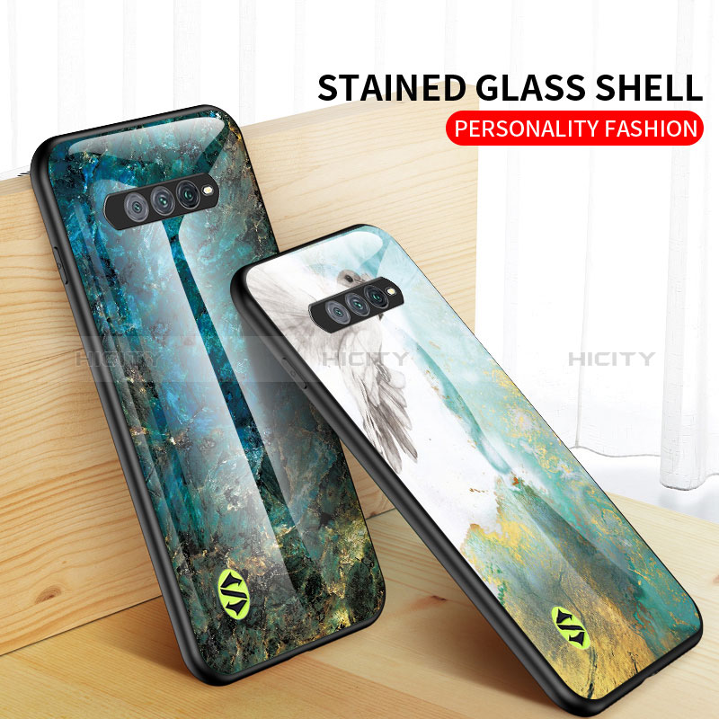 Custodia Silicone Gel Laterale Fantasia Modello Specchio Cover per Xiaomi Black Shark 4S 5G