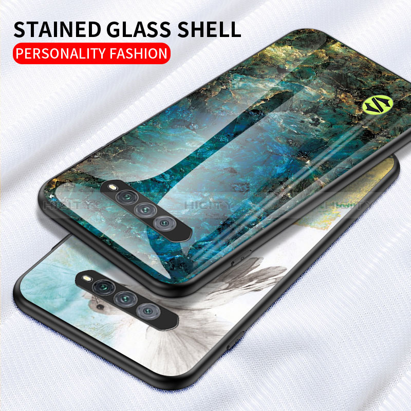 Custodia Silicone Gel Laterale Fantasia Modello Specchio Cover per Xiaomi Black Shark 4S 5G