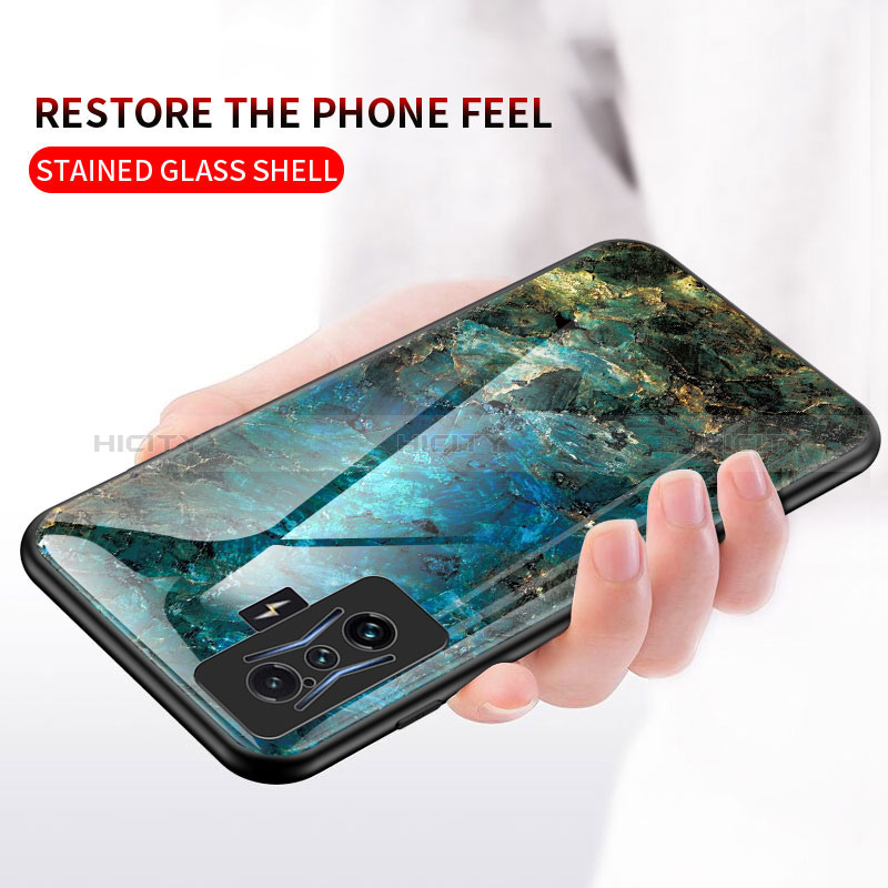 Custodia Silicone Gel Laterale Fantasia Modello Specchio Cover per Xiaomi Poco F4 GT 5G