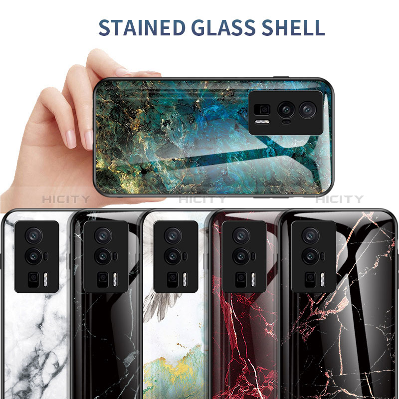 Custodia Silicone Gel Laterale Fantasia Modello Specchio Cover per Xiaomi Poco F5 Pro 5G