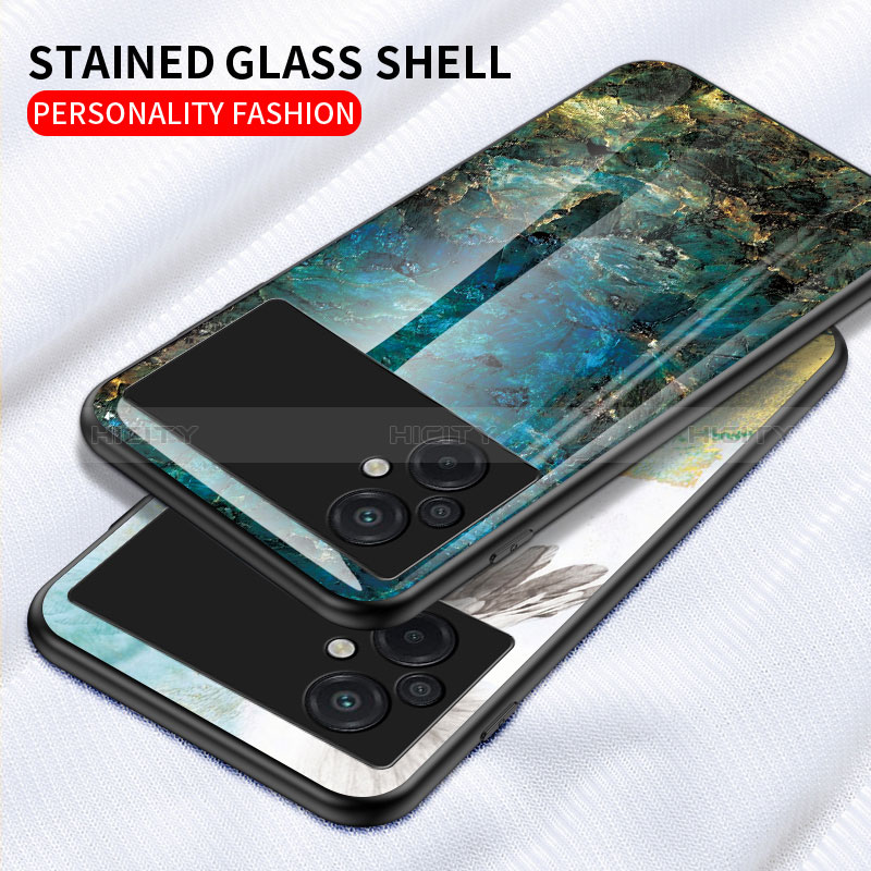 Custodia Silicone Gel Laterale Fantasia Modello Specchio Cover per Xiaomi Poco M5 4G