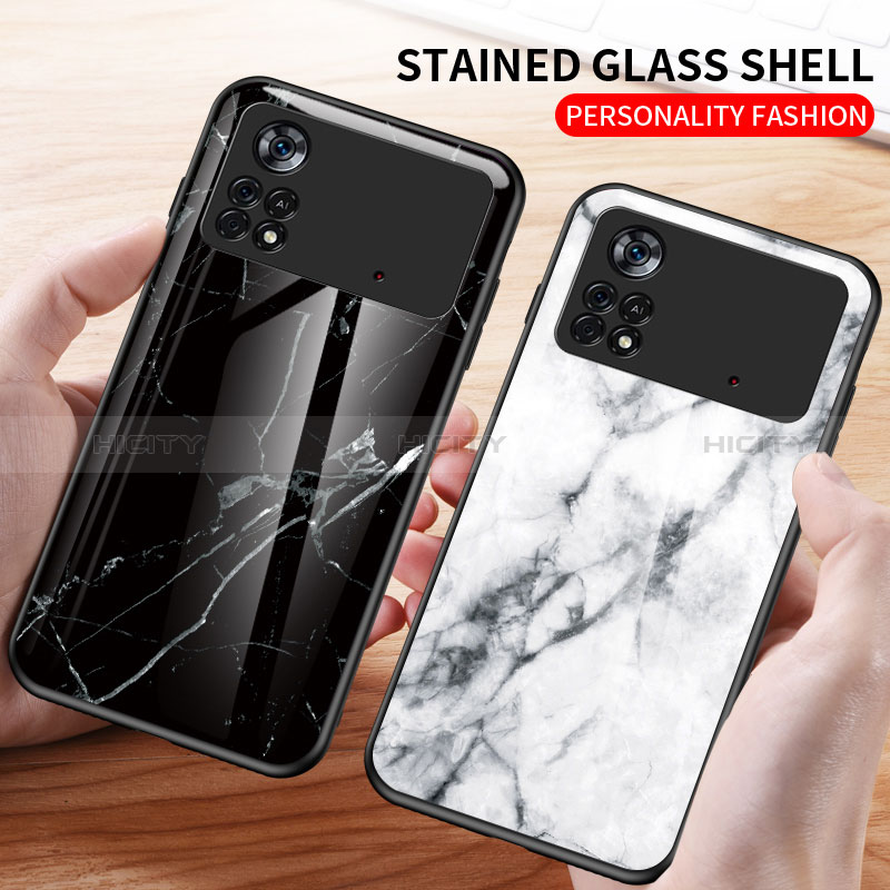 Custodia Silicone Gel Laterale Fantasia Modello Specchio Cover per Xiaomi Poco X4 Pro 5G