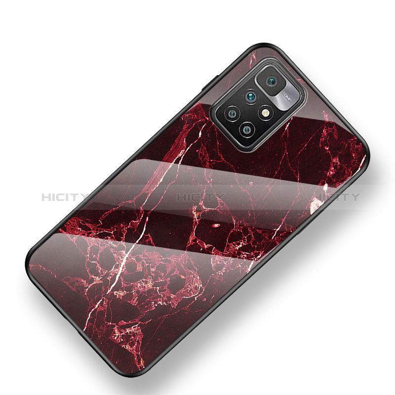 Custodia Silicone Gel Laterale Fantasia Modello Specchio Cover per Xiaomi Redmi 10 (2022)