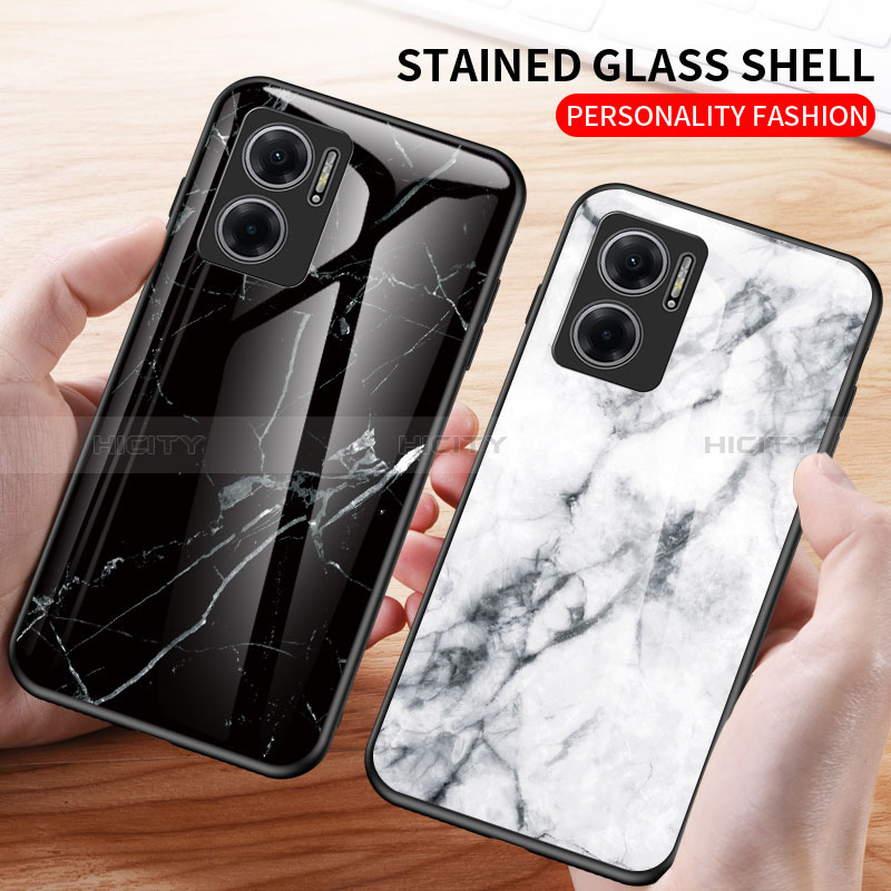 Custodia Silicone Gel Laterale Fantasia Modello Specchio Cover per Xiaomi Redmi 10 Prime Plus 5G