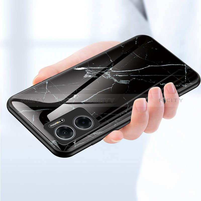 Custodia Silicone Gel Laterale Fantasia Modello Specchio Cover per Xiaomi Redmi 11 Prime 5G