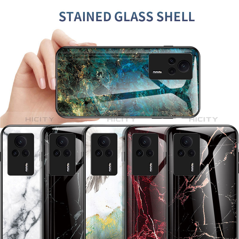 Custodia Silicone Gel Laterale Fantasia Modello Specchio Cover per Xiaomi Redmi K60E 5G