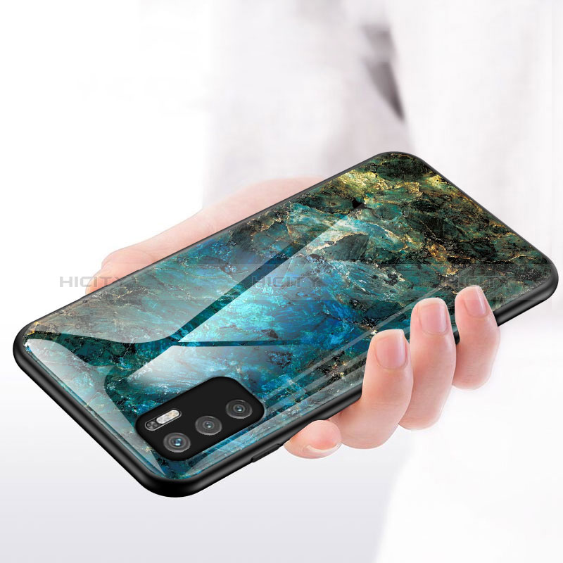 Custodia Silicone Gel Laterale Fantasia Modello Specchio Cover per Xiaomi Redmi Note 10 5G