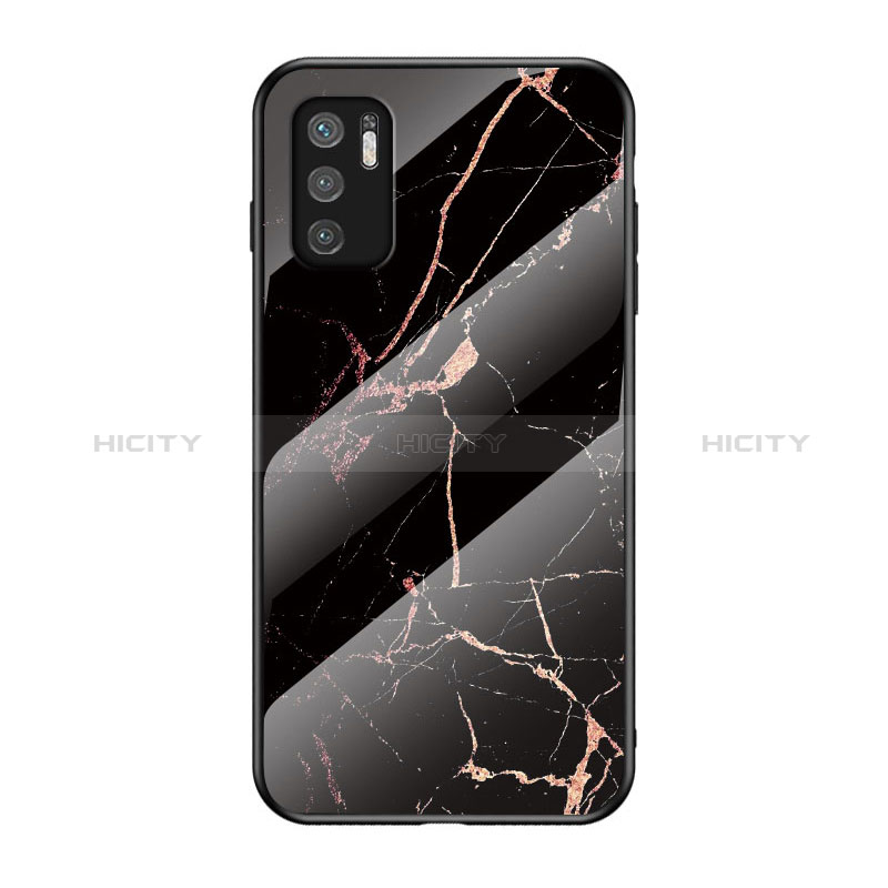 Custodia Silicone Gel Laterale Fantasia Modello Specchio Cover per Xiaomi Redmi Note 11 SE 5G Oro e Nero