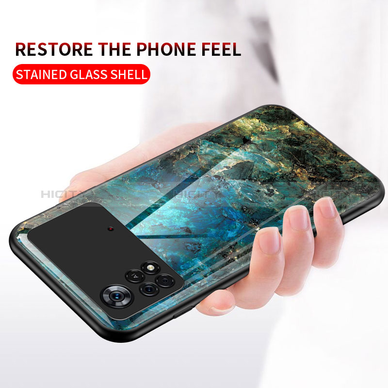 Custodia Silicone Gel Laterale Fantasia Modello Specchio Cover per Xiaomi Redmi Note 11E Pro 5G