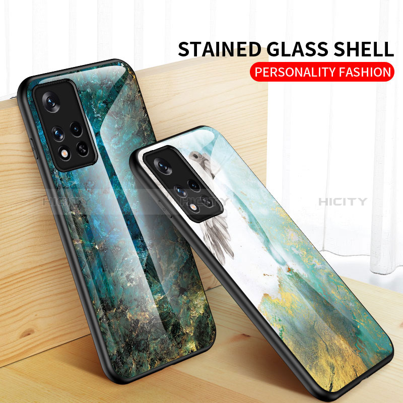 Custodia Silicone Gel Laterale Fantasia Modello Specchio Cover per Xiaomi Redmi Note 11T 5G