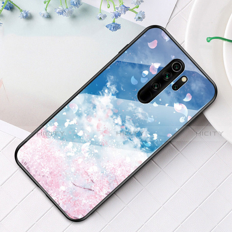 Custodia Silicone Gel Laterale Fantasia Modello Specchio Cover per Xiaomi Redmi Note 8 Pro Multicolore