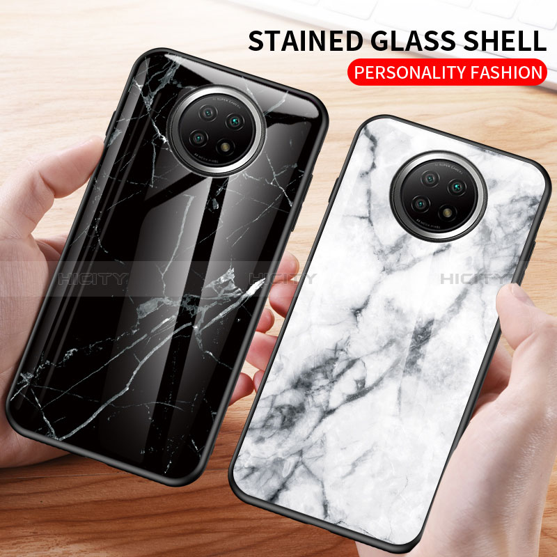 Custodia Silicone Gel Laterale Fantasia Modello Specchio Cover per Xiaomi Redmi Note 9T 5G