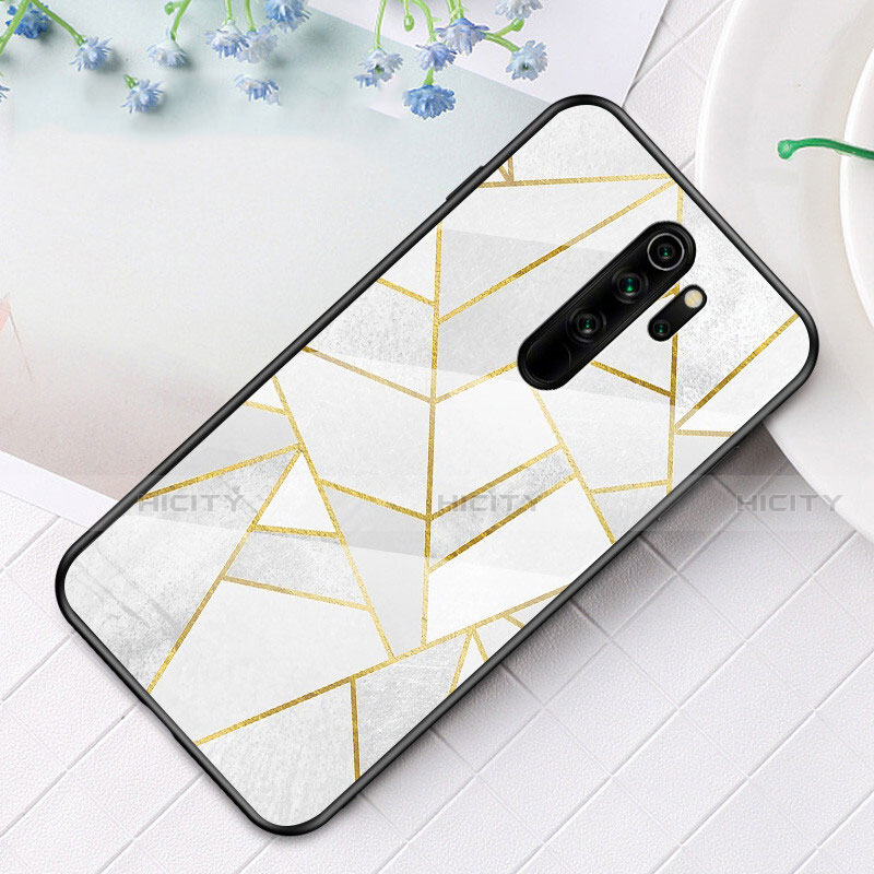 Custodia Silicone Gel Laterale Fantasia Modello Specchio Cover S01 per Xiaomi Redmi Note 8 Pro