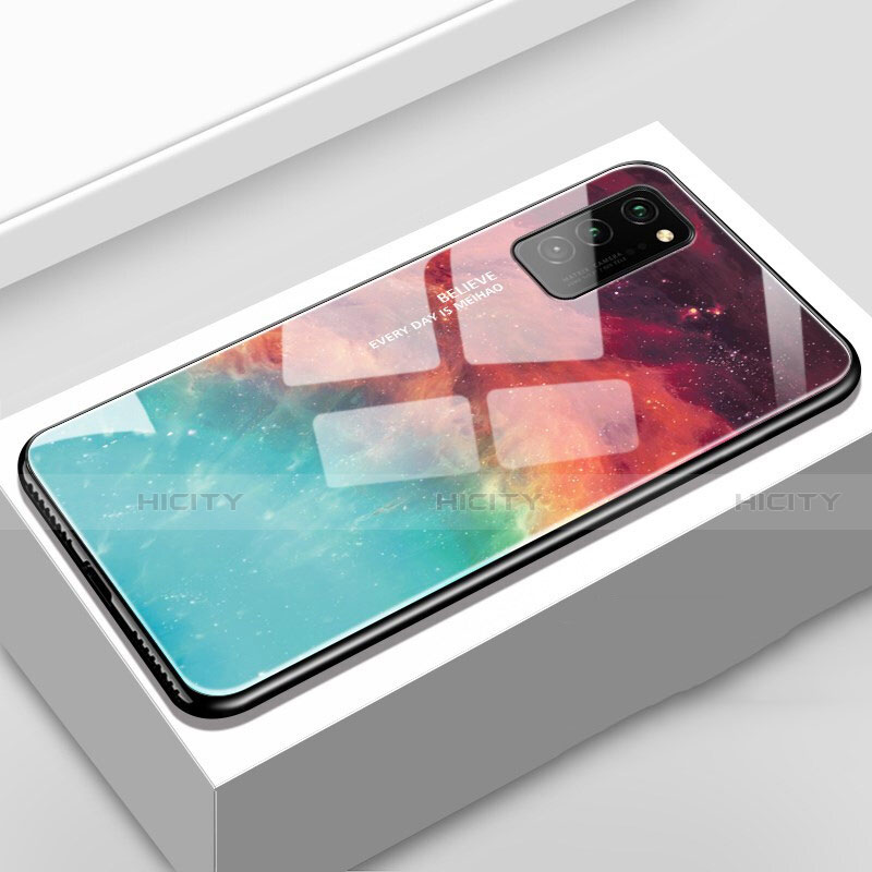 Custodia Silicone Gel Laterale Fantasia Modello Specchio Cover S02 per Huawei Honor View 30 Pro 5G Multicolore