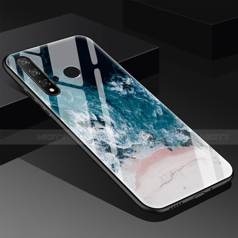 Custodia Silicone Gel Laterale Fantasia Modello Specchio Cover S03 per Huawei Nova 5i