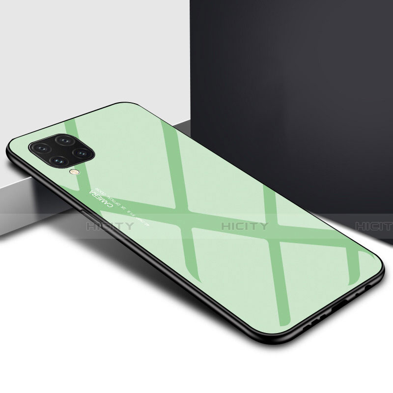 Custodia Silicone Gel Laterale Fantasia Modello Specchio Cover S03 per Huawei Nova 6 SE Verde