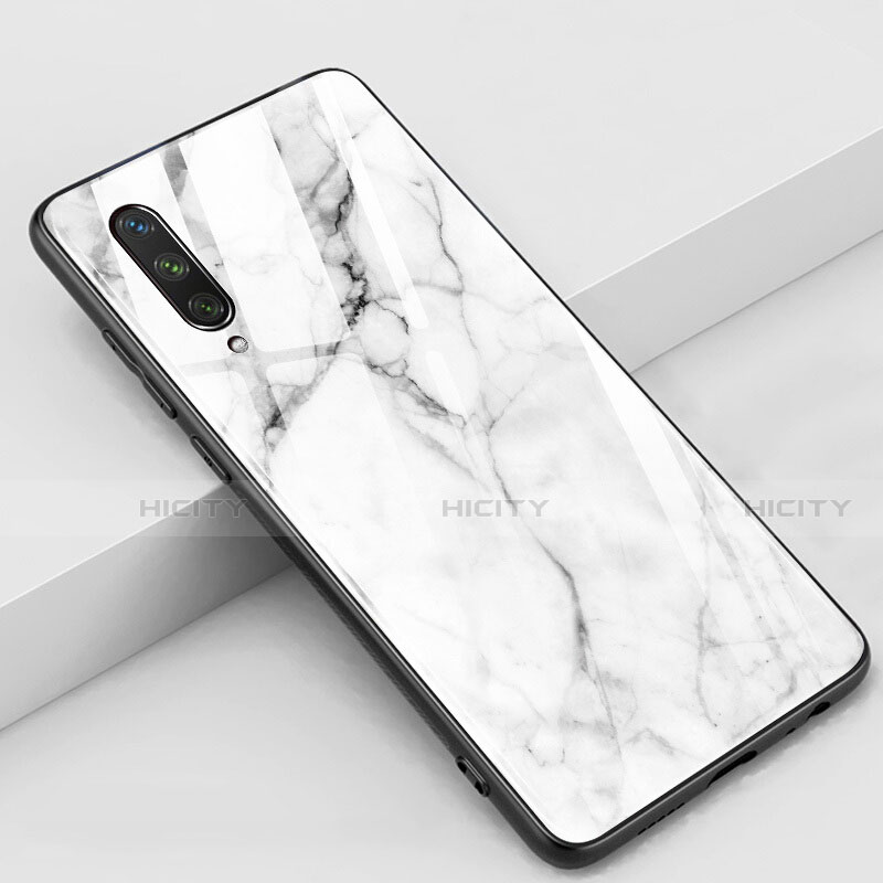 Custodia Silicone Gel Laterale Fiori Specchio Cover K03 per Xiaomi Mi A3