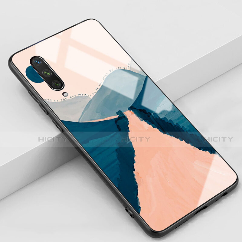 Custodia Silicone Gel Laterale Fiori Specchio Cover K04 per Xiaomi Mi A3