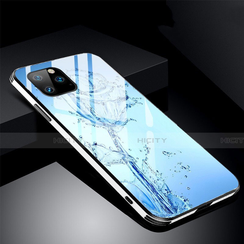 Custodia Silicone Gel Laterale Fiori Specchio Cover M01 per Apple iPhone 11 Pro