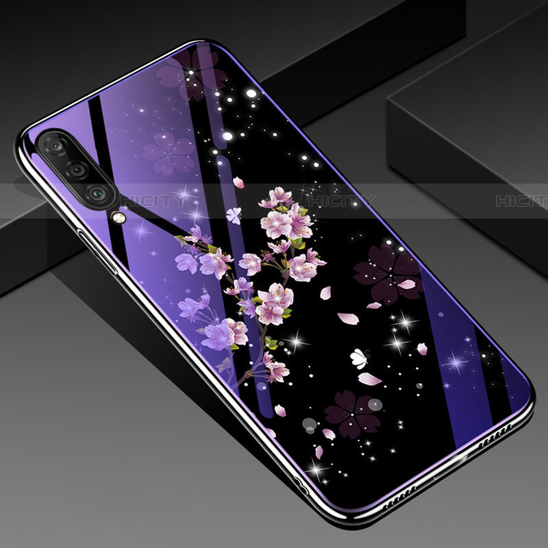 Custodia Silicone Gel Laterale Fiori Specchio Cover per Samsung Galaxy A90 5G Multicolore