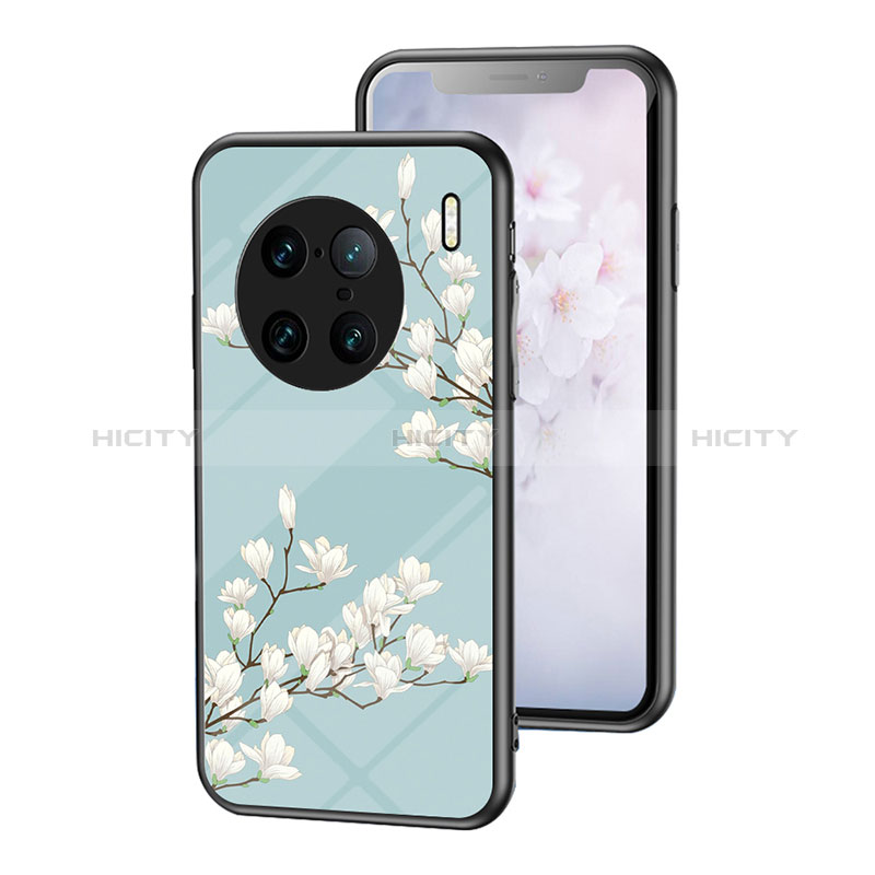 Custodia Silicone Gel Laterale Fiori Specchio Cover per Vivo X90 Pro+ Plus 5G