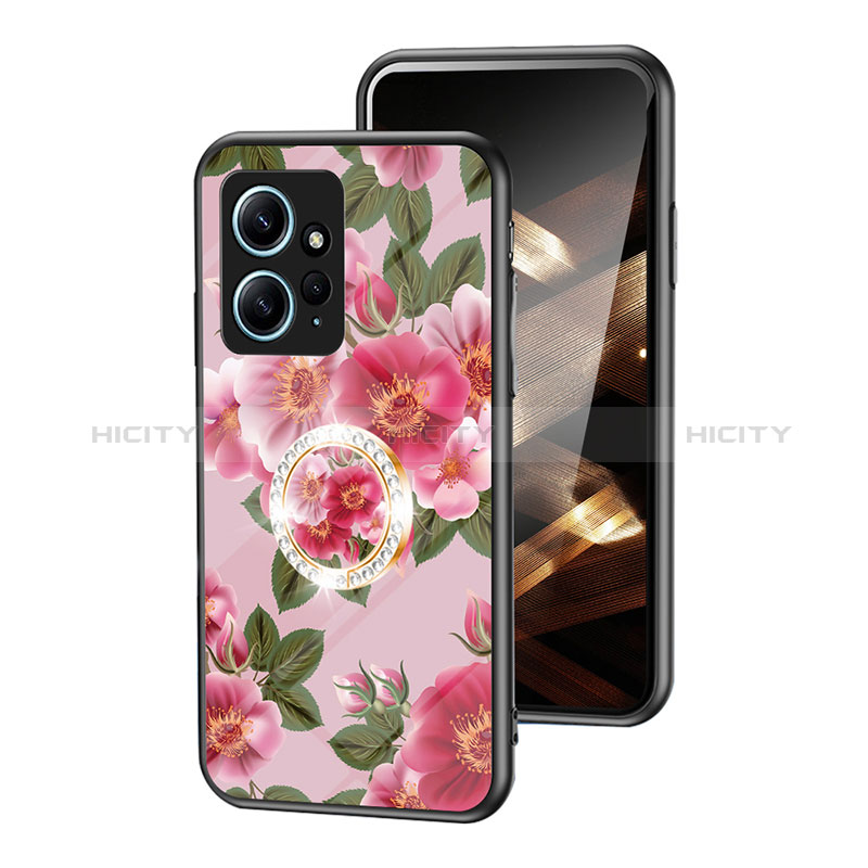 Custodia Silicone Gel Laterale Fiori Specchio Cover S01 per Xiaomi Redmi Note 12 4G