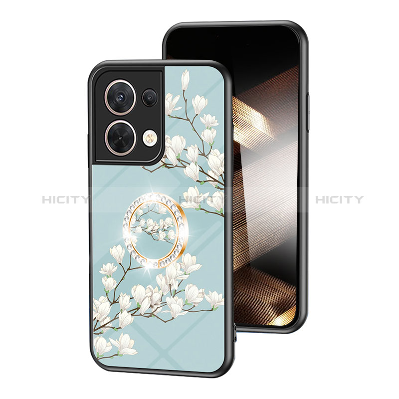 Custodia Silicone Gel Laterale Fiori Specchio Cover S01 per Xiaomi Redmi Note 13 5G