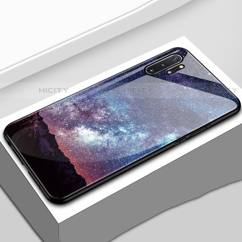 Custodia Silicone Gel Laterale Mistica Luna Stelle Specchio Cover per Samsung Galaxy Note 10 Plus 5G