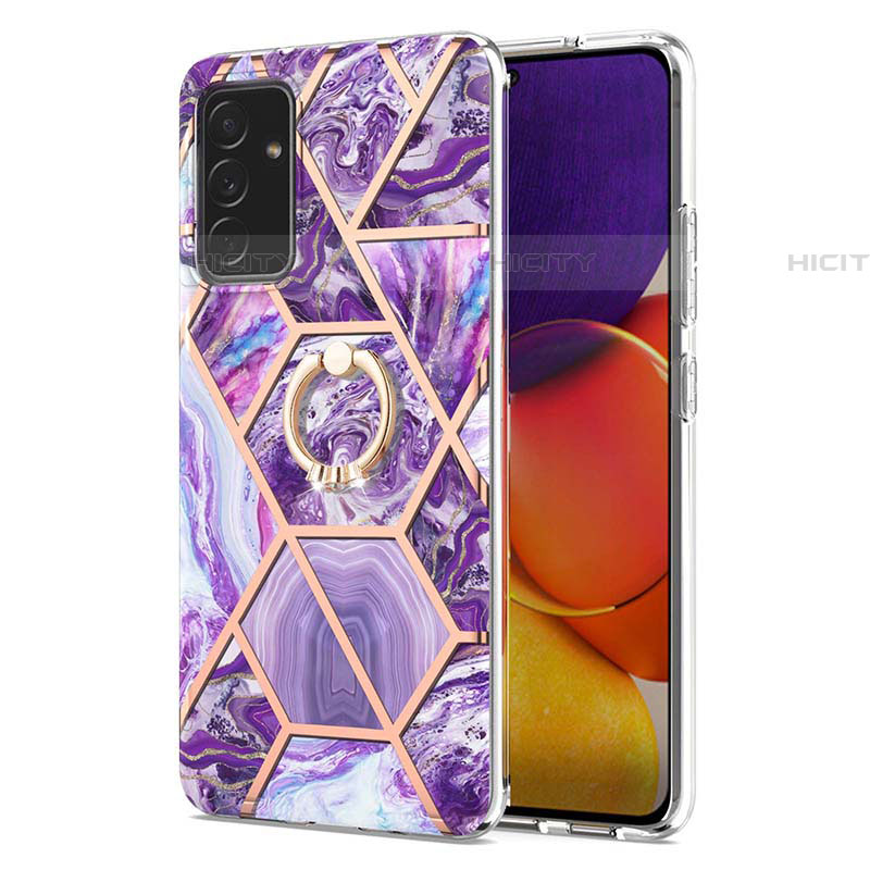 Custodia Silicone Gel Morbida Fantasia Modello Cover con Anello Supporto Y01B per Samsung Galaxy A05s