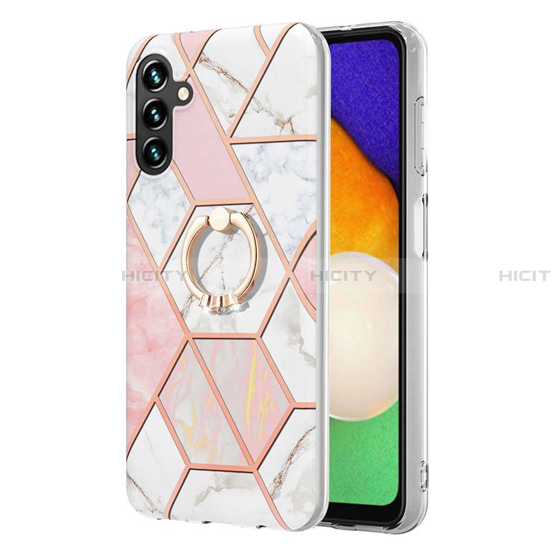 Custodia Silicone Gel Morbida Fantasia Modello Cover con Anello Supporto Y01B per Samsung Galaxy A13 5G