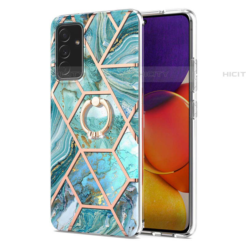 Custodia Silicone Gel Morbida Fantasia Modello Cover con Anello Supporto Y01B per Samsung Galaxy A25 5G