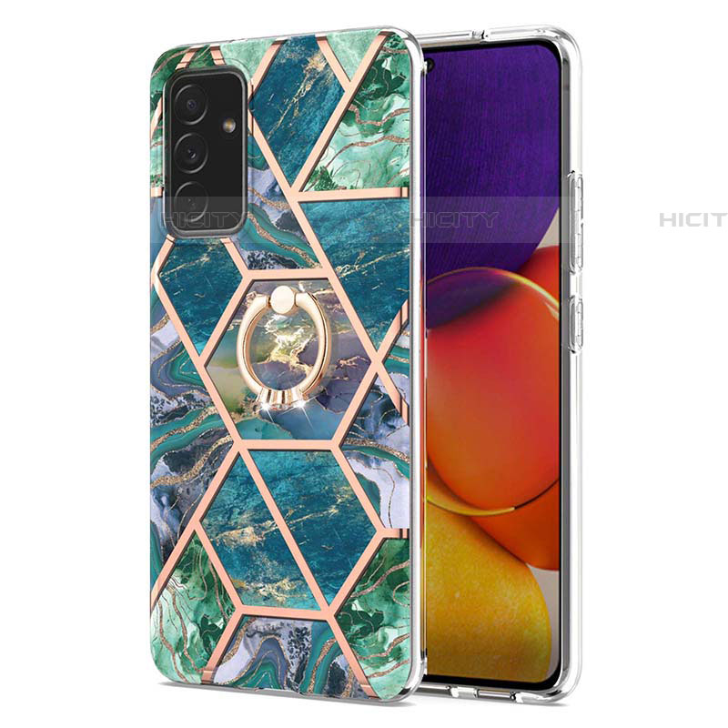 Custodia Silicone Gel Morbida Fantasia Modello Cover con Anello Supporto Y01B per Samsung Galaxy M34 5G