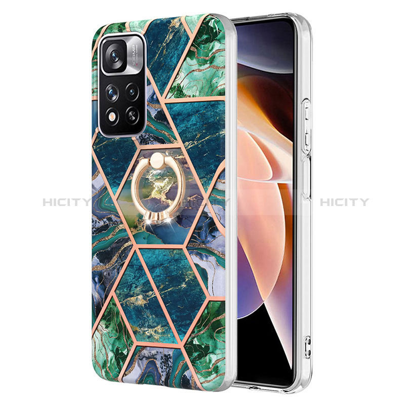 Custodia Silicone Gel Morbida Fantasia Modello Cover con Anello Supporto Y01B per Xiaomi Mi 11i 5G (2022)