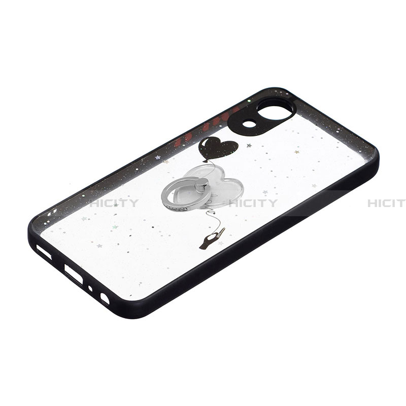 Custodia Silicone Gel Morbida Fantasia Modello Cover con Anello Supporto Y01X per Samsung Galaxy A03 Core