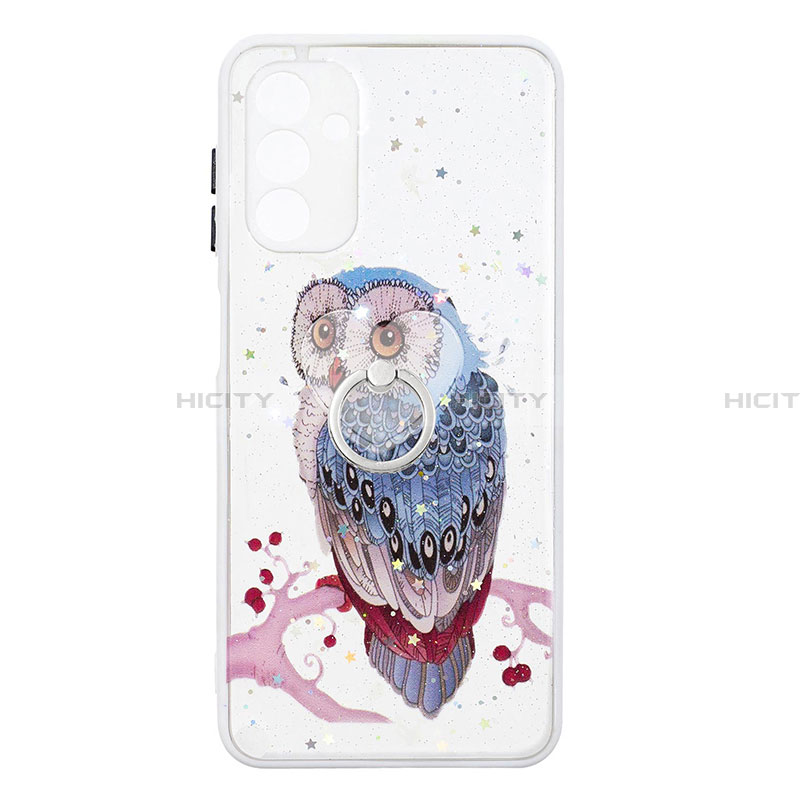 Custodia Silicone Gel Morbida Fantasia Modello Cover con Anello Supporto Y01X per Samsung Galaxy A13 5G Multicolore